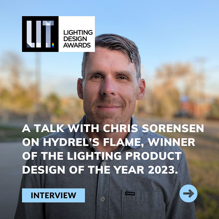 LIT Lighting Design Awards Chris Hydrel