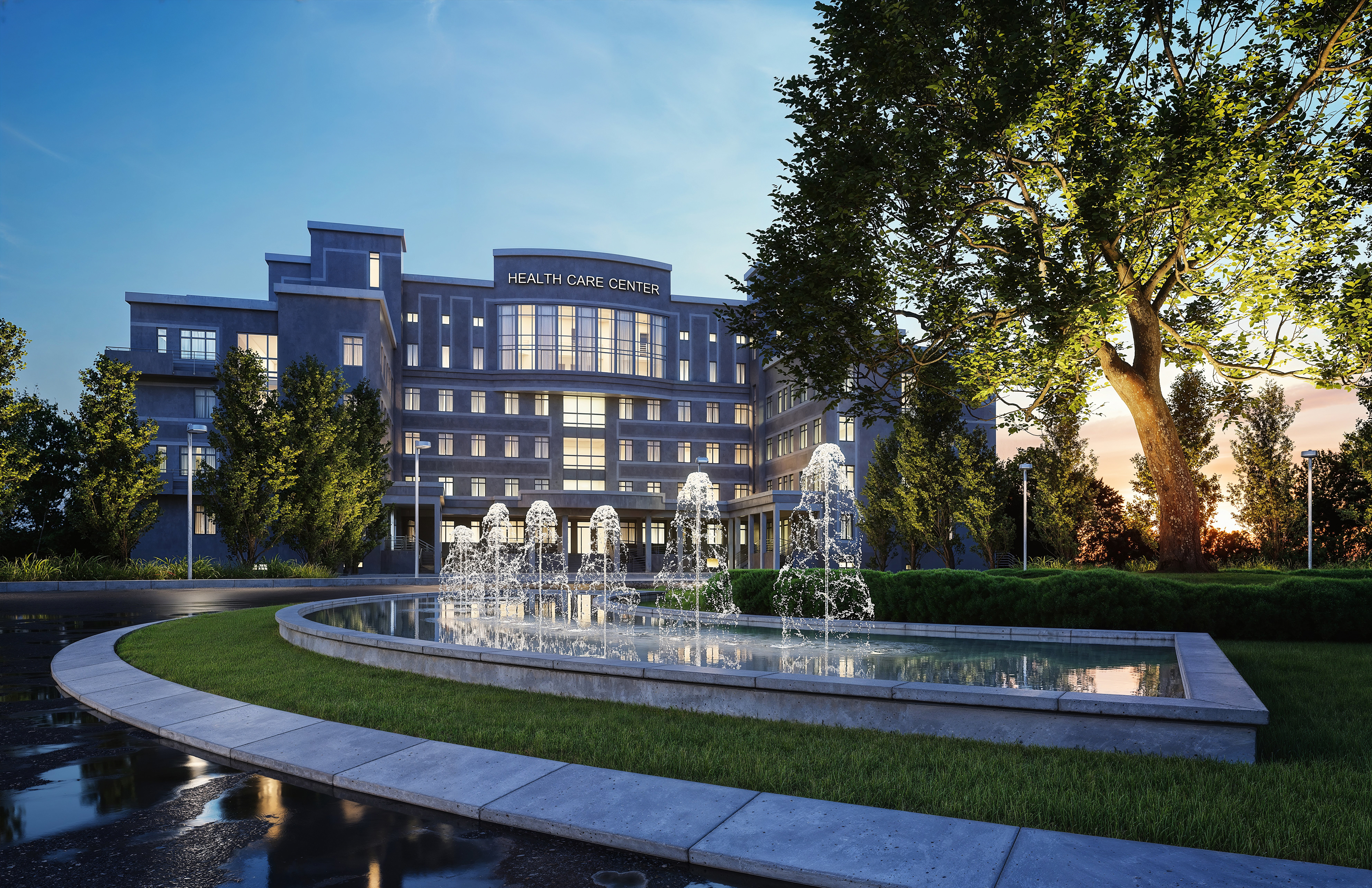 Hospital-Fountain